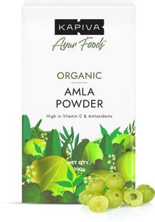 Kapiva Organic Amla Powder, Supports Healthy Hair & Gut Health, From 100% Natural Amlas
