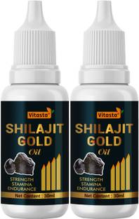 VITASTA Ayurvedic Shilajit Oil for Stamina,Strength & Endurance