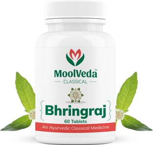 moolveda Bhringraj Tablets | Use For Hair and Scalp Support | Effective Hair Growth