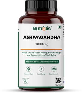 Nutrolis Ashwagandha 1000mg | Boosts Immunity & Energy | Stress Relief