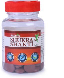 Multani 100 % Ayurvedic Shukra Shakti Capsules | Improves Strength & Stamina - 60 Tablet