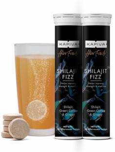 Kapiva Himfoods Shilajit Plus Fizz | For Energy & Stamina|Ayurvedic Effervescent Tablet