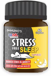 30M Ayurvedic Medicine For Sleeping, Anxiety, Stress, Insomnia, Sleep Disorders and Hypertension - Ayurvedic Sleep Medicine - anxiety relief pills (1 X 60 Capsules)-Gokshura, Tagar, Brahmi, Jatamansi, Shankhpushpi, Lasun, Ashwagandha, Haritaki, Amlaki, Behadaa.