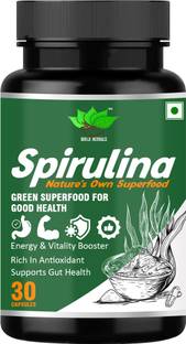 BIRJI HERBALS SPIRULINA NATURE'S OWN SUPERFOOD CAPSULE
