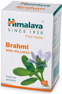 HIMALAYA Brahmi Mind Wellness (1 Pack, 60 Tablets)