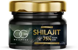 OG WELLNESS Himalayan Shilajit Resin | 75% Fulvic Acid | For Stamina, Endurance & Strength