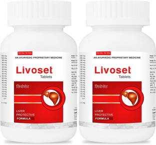 Leeford Livoset Tablets For Better Digestion and Healthy Liver 60 Tablets Each,Pack of 2