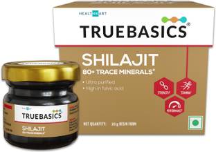 TRUEBASICS Shilajit Resin, Improves Stamina, Strength and Performance, 20 g