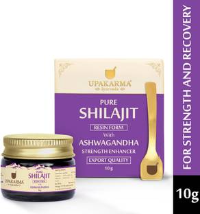 UPAKARMA Pure Shilajit Resin with Ashwagandha to Boost Performance, Power, and Stamina