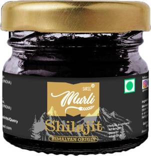 SHREE MURLI Himalayan Shilajit Resin (Rich in Fulvic Acid ,For Strength, Power & Stamina)