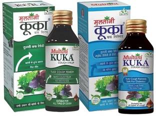 Multani Kuka Cough (Syrup + Liquid (Sugar Free)) Combo | Quick Cough Relief - 200ml