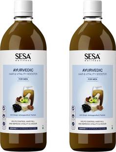SESA Ayurvedic Hair Growth Juice for Men, Boosts Vitality & Vigour 1000ml X 2pcs