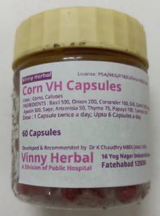 Vinny Herbal Corn VH Capsules 60 Caps Jar