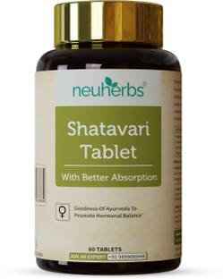 Neuherbs Shatavari Tablet | Ayurveda Herbal Supplement For Women's Hormonal Health-60 Tab