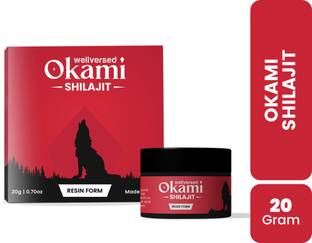 Wellversed Okami Shilajit Resin-20g | Performance and Stamina Booster | 100% Ayurvedic,Lab Tested