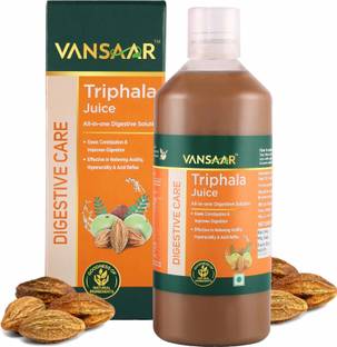 VANSAAR Triphala Juice-1L | Digestive & Gut Health Solution | Constipation relief