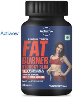 ACTIWOW Fat Burner Tablets with L-Theanine for Appetite Control & Fat LossY01