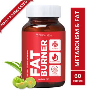 ZEROHARM Fat Burner Ayurvedic Weight Management - 60 Tablets