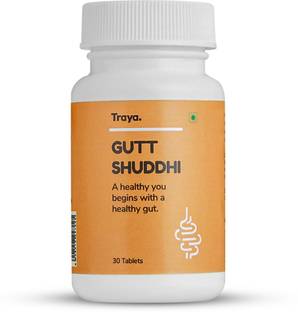 तराया Gutt Shuddhi Medicine for Constipation, Bloating & Gas Relief (30 Tablets)