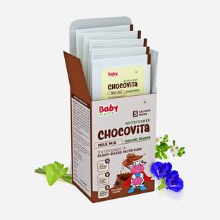 BabyOrgano Ayurvedic Chocolate Milk Drink Powder Trial Pack for Kids Growth & Immunity 50g