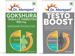 Dr. Morepen Combo of Testo Boost & Gokshura For Men