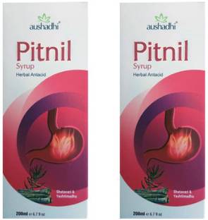 aushadhi Pitnil Syrup | Ayurvedic Antacid for Acidity & Gas Comfort