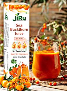 JiRu Sea Buckthorn Juice(Himalayan Berry,Natural Source Vitamin-C & Omega 3 6 7 9)