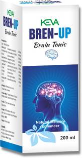 KEVA Bren-up Syrup for Brain Tonic Enriched with Malkangani, Shankhpushpi in 200ml
