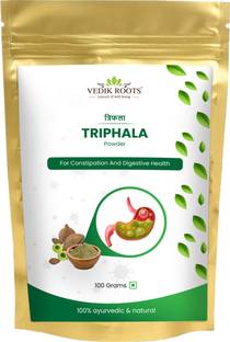 Vedikroots Triphala Churna Powder For Constipation & Gas Relief 100Gm (Pack of 1)