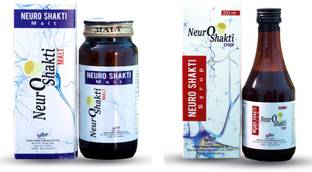 Neuro Shakti 100% Ayurvedic Nerve Tonic Malt & Syrup | Boost Mental Health Reduce Pain