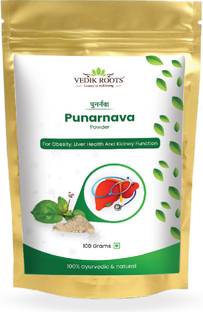 Vedikroots Punarnava Powder Pure And Natural Kidney, Liver And Digestive Strength 100Gm