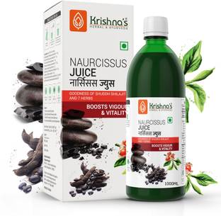 Krishna's Herbal & Ayurveda Narcissus Tonic | Goodness of Shuddh Shilajit | Stamina Booster for Men