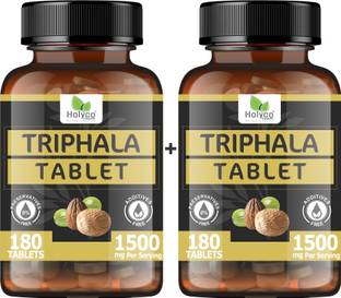 Holyco Health Triphala Tablet Blend Of Amalaki, Haritaki, Bibhitaki Tablets