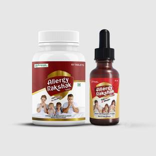 Dr.Satnam's Arogyam Ayurveda Allergy Rakshak Tablets& Ghee (Combo for Allergy Treatment)