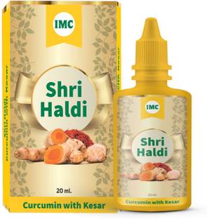 IMC Shri Haldi Curcumin with Kesar | Manages Diabetes, Glows Skin, Digestion & Sleep