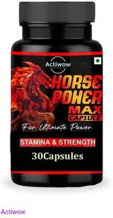 Horse Power Max Capsules Men’s Herbal Formula for Peak Wellness G89