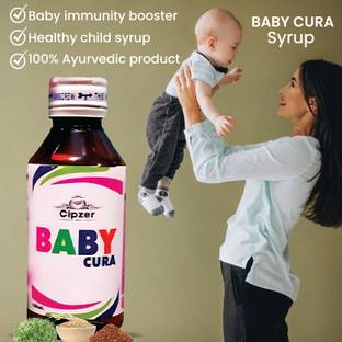 CIPZER Baby Cura Syrup | Ayurvedic immunity boosters for newborns-100 ml