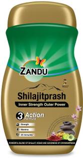 ZANDU Shilajitprash | 3 Action Formula to Boost Strength, Stamina & Immunity