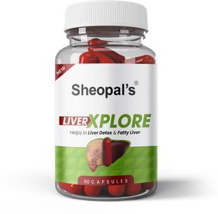 Sheopals Liver Xplore Capsules With Kutki For Daily Liver Detox & Helps With Fatty Liver