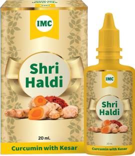 IMC Shri Haldi Curcumin with Kesar | Manages Diabetes, Glows Skin, Digestion & Sleep
