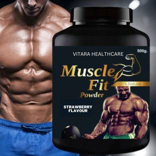 Vitara Healthcare Muscle Fit Fast, Ayurvedic Product , Whey Protein , Muscle Growth , , Pack of 1