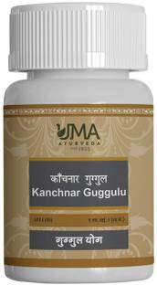 Uma Ayurveda Kanchnar Guggul 80 Tab Useful in Thyroid Care Skin Care