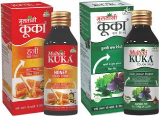 Multani Honey & Tulsi Kuka Cough Syrup Combo | Relief From Cough & Cold - 200ml