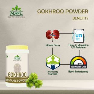 MAPL Gokhru Powder | Gokhshuar Churana | Tribulus Terrestris | Pure and Natural
