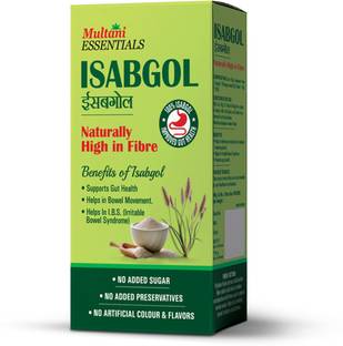 Multani Essentials Isabgol Psyllium Husk Powder| Manage Constipation, Gut Health -