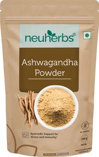 Neuherbs Organic Ashwagandha Powder | Ayurvedic Care for Stress Relief |No Additives