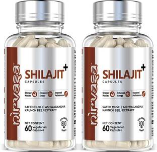Nirvasa Shilajit with Safed Mulsi For Strength, Power & Stamina