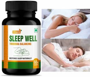 Dr Vitasta Sleep Well capsule for Tridosa balancing,Improve Sleep quality,for Sound sleep