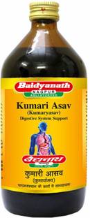 Baidyanath Kumari Asav 450 Ml (Pack Of 2) Healthy Digestion