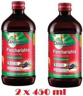ZANDU Pancharishta Digestive Tonic Syrup (2x450ml)